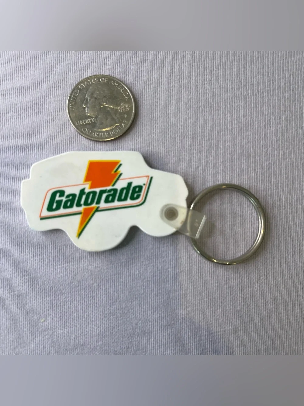 Gatorade Hummer chain/key chain ring Double sided Vintage